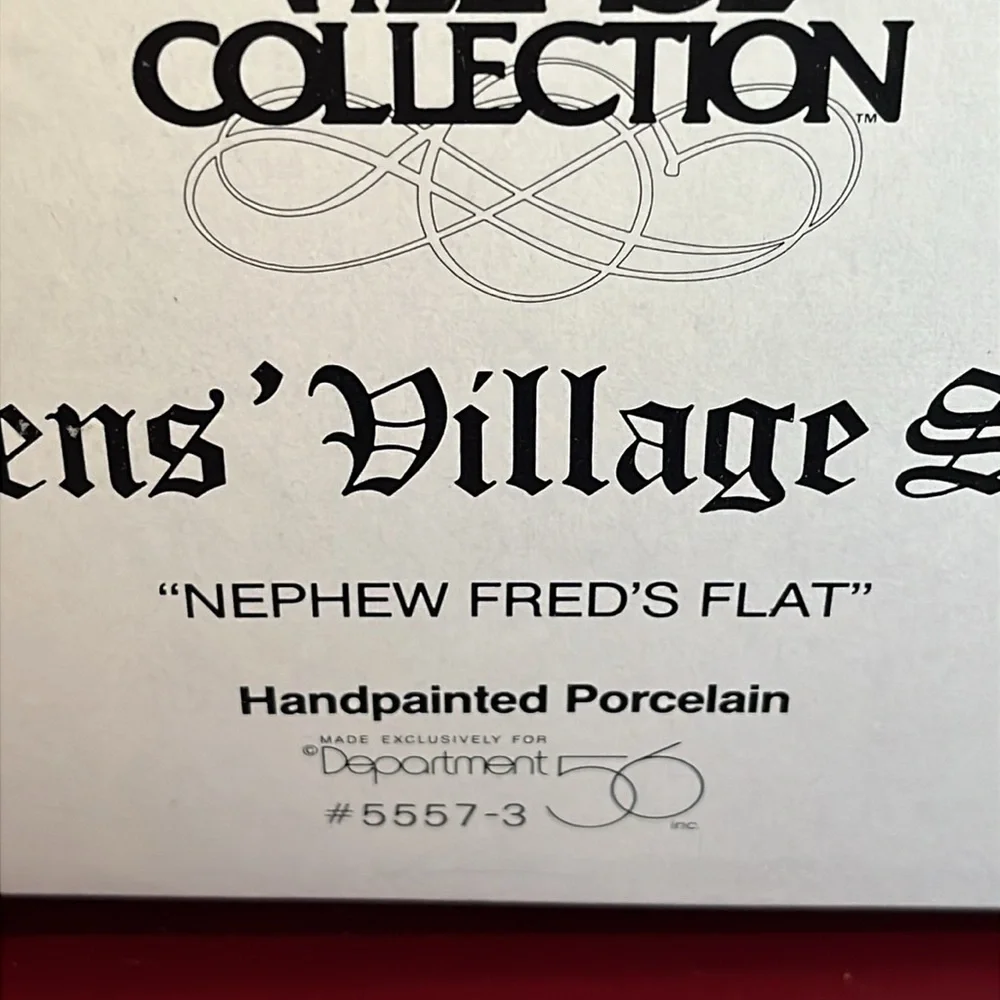 Department 56 Dickens Village series, nephew Fred’s flat - Picture 4 of 7